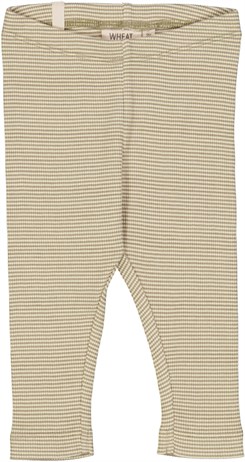Wheat jersey leggings - Warm stone stripe